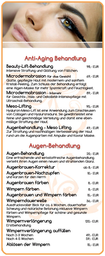 Kosmetikstudio Wimpernverlängerung Kosmetikstudio Wimpernverlängerung